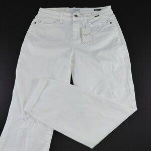 Judy Blue Mid Rise Boyfriend Fit Jeans Women's Size 9/29 White Distressed
